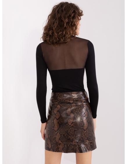 Dámska blúzka s dlhým rukávom BASIC FEEL GOOD čierna