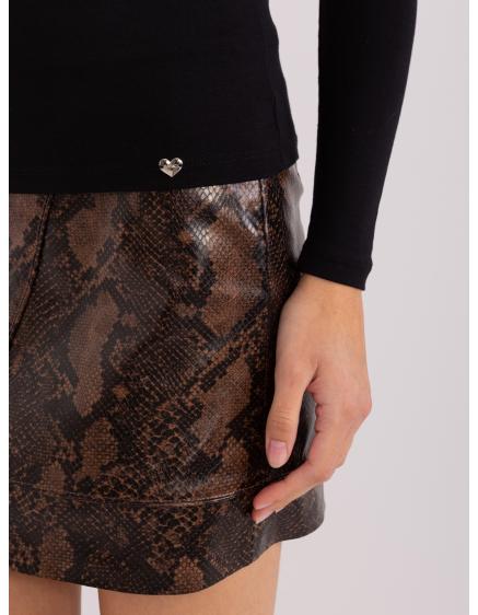 Dámska blúzka s dlhým rukávom BASIC FEEL GOOD čierna