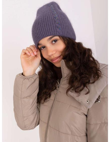 Női sapka MATTA applikációval grafit színben