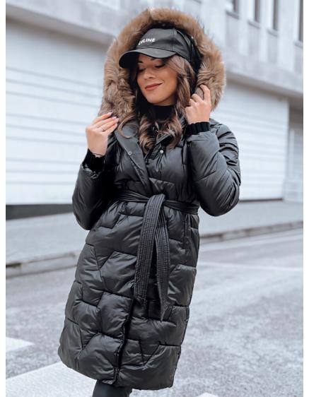 Dámsky zimný kabát ROSES čierny