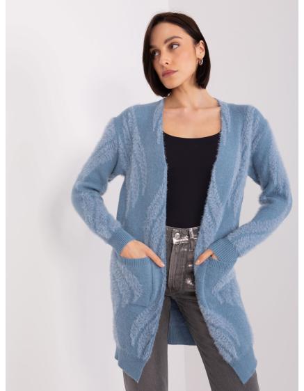 Dámský svetr vzorovaný AGNETA modrý