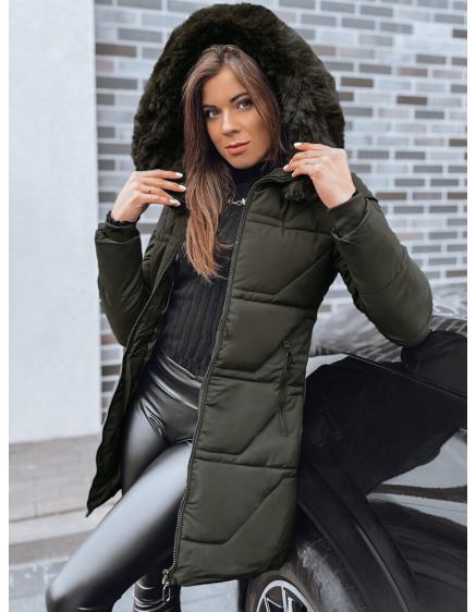 Dámska prešívaná zimná bunda NEXUS zelená