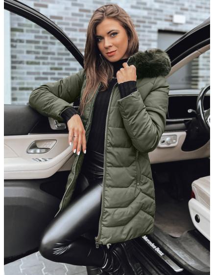 Dámska prešívaná zimná bunda CAPELLA zelená