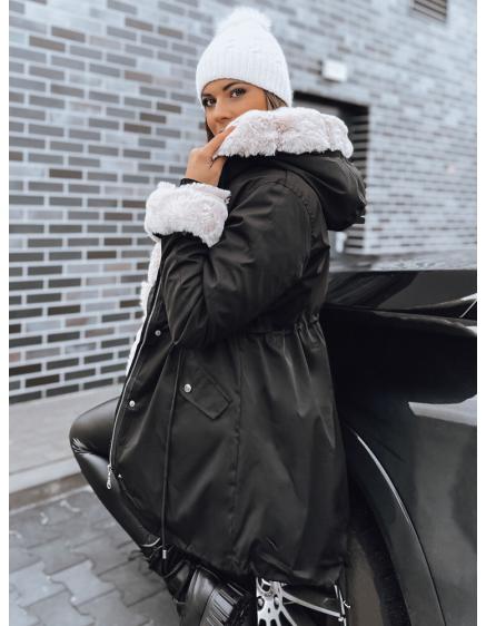 Dámská zimní bunda parka STARBURST černá