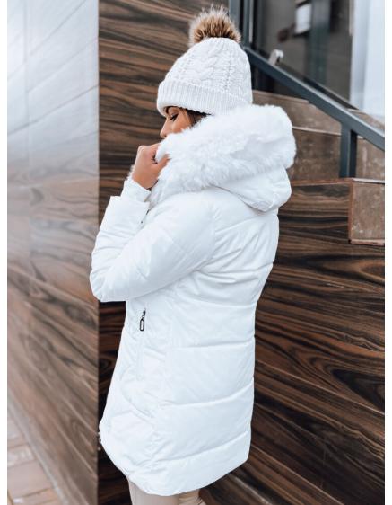 Női steppelt télikabát NEXUS fehér