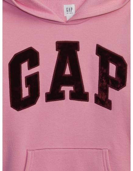 Gyermek kapucnis pulóver logóval és kapucnival