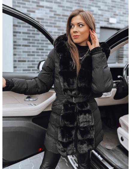 Dámska zimná bunda CLUSTER čierna