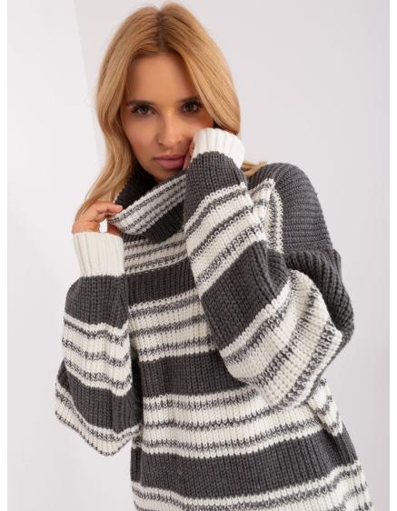 Női ruha réssel ADAM sötétszürke ECU