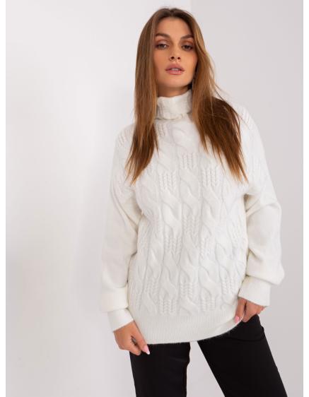 Dámsky sveter PRUHA ecru