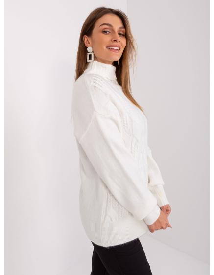 Dámsky sveter PRUHA ecru