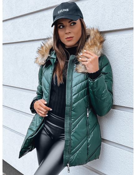 Dámska prešívaná zimná bunda SOLARIS zelená