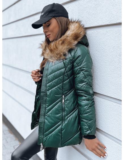 Dámska prešívaná zimná bunda SOLARIS zelená