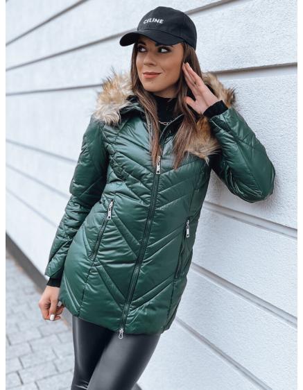 Dámska prešívaná zimná bunda SOLARIS zelená