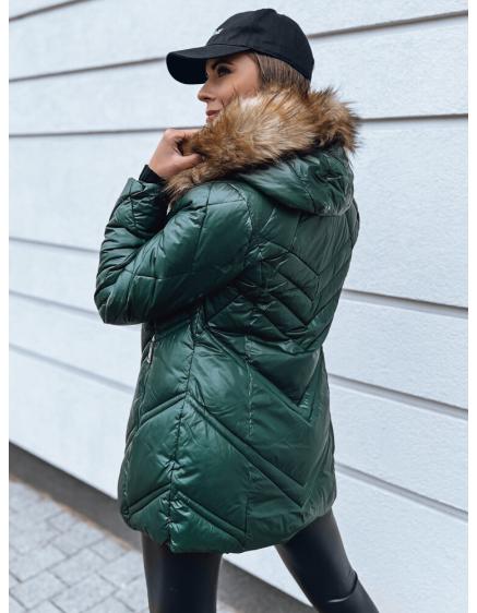 Dámska prešívaná zimná bunda SOLARIS zelená