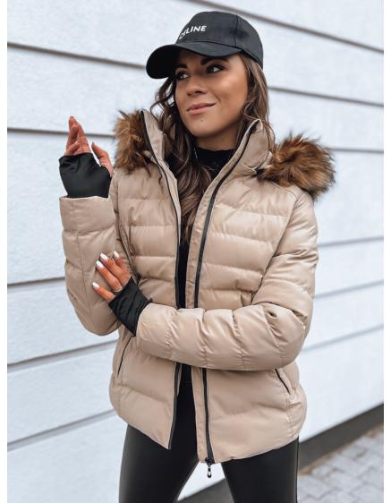 Dámska zimná prešívaná bunda VERSES béžová