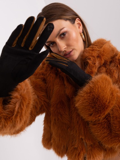 Dámske rukavice ELEGANCE čierne