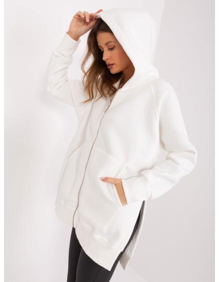 Női laza szabású pulóver APOLENA ekrü színben