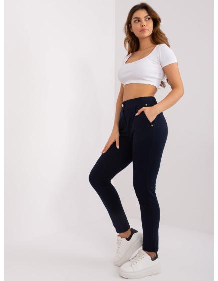 Női melegítőnadrág díszgombokkal LIMA tengerészkék