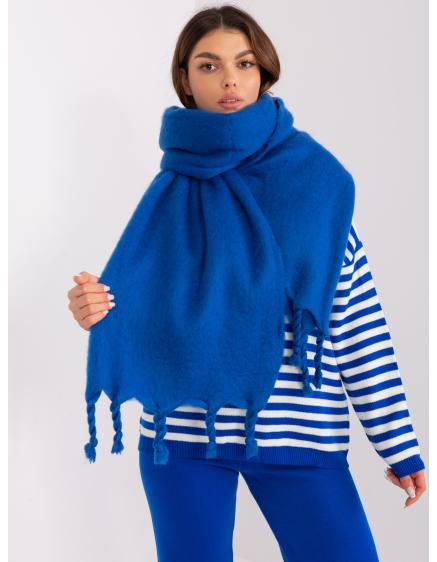 Dámska šatka s lemom WIDE tmavomodrá