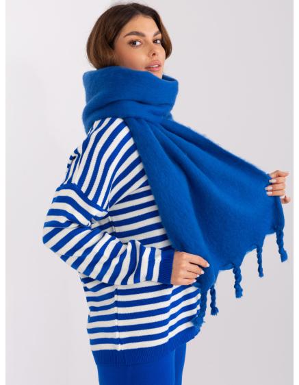 Dámska šatka s lemom WIDE tmavomodrá