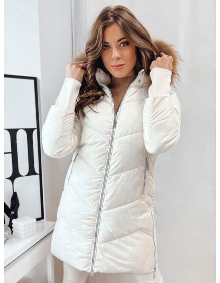 Dámska prešívaná zimná bunda LAGOON ecru