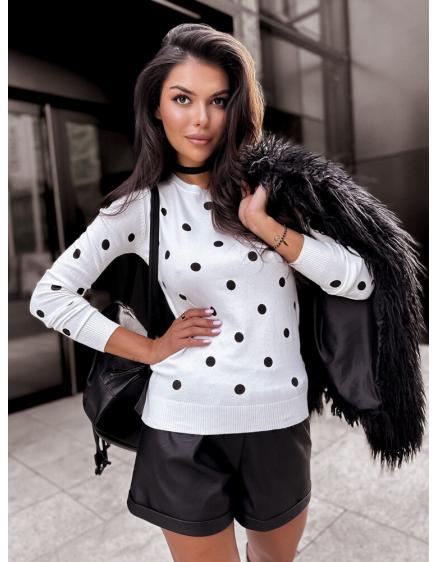 Női pulóver ATHENA fehér