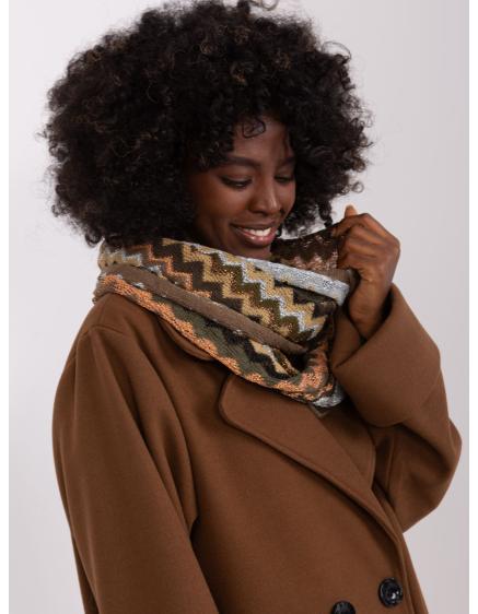 Dámsky geografický sveter KAMIK tmavobéžový