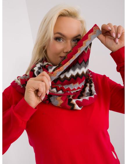 Dámsky vzorovaný šál LIK červený