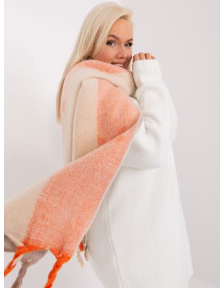 Női mintás sál FEB világosszürke