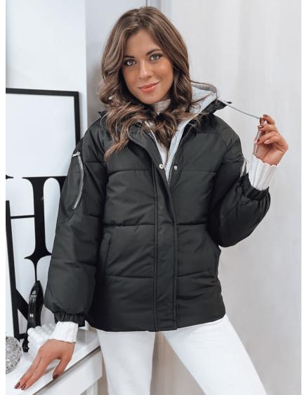 Dámska prešívaná zimná bunda SPACE čierna