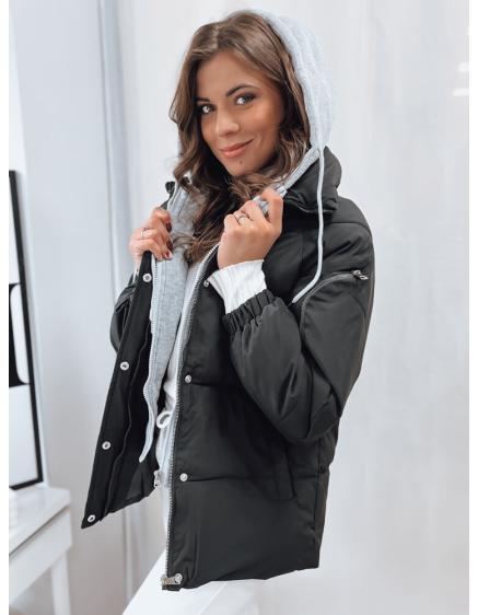 Dámska prešívaná zimná bunda SPACE čierna