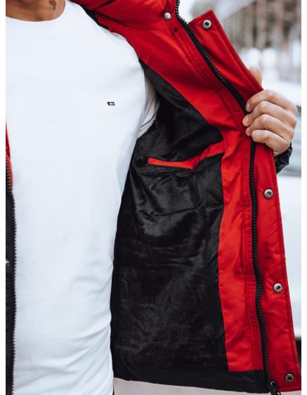 Férfi steppelt télikabát BELA sötétkék