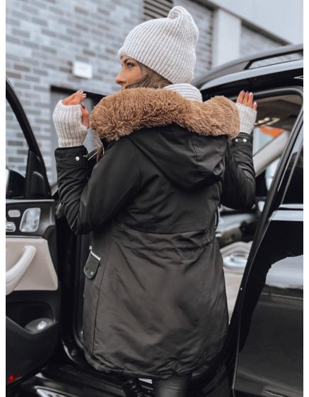 Dámska bunda parka SNOWFALL čierna