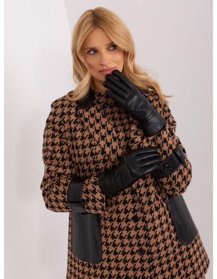 Női kesztyű öko bőrrel POTO fekete