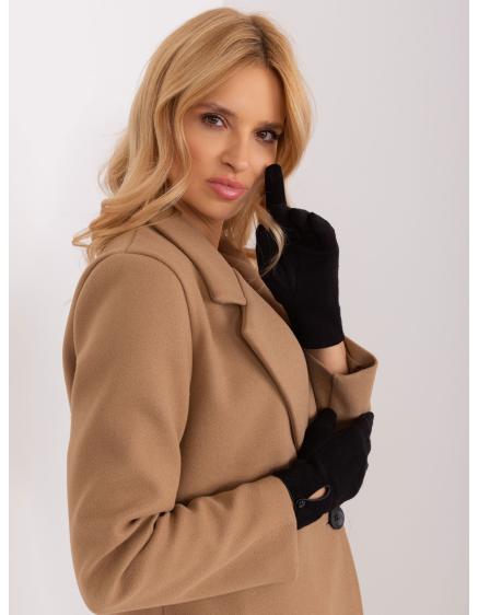 Dámske rukavice s ozdobnými gombíkmi JIP čierna