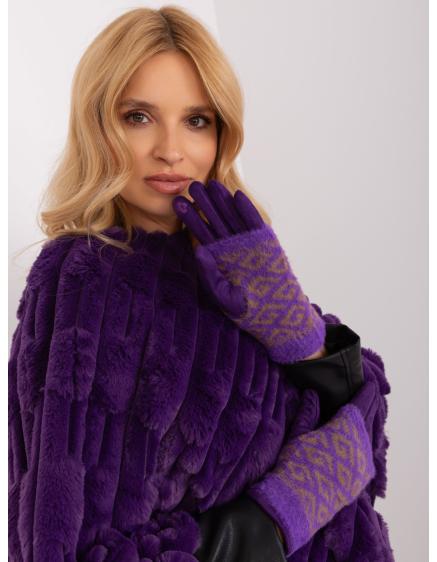 Női kesztyű MIR sötétlila