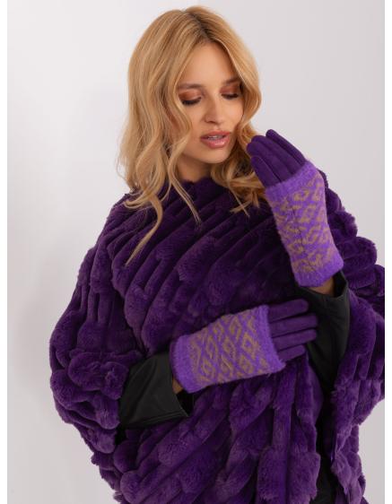 Női kesztyű MIR sötétlila