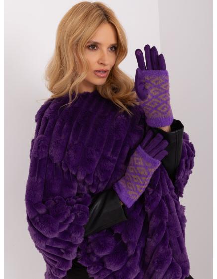 Női kesztyű MIR sötétlila