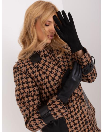 Női kesztyű öko bőrrel OFA fekete