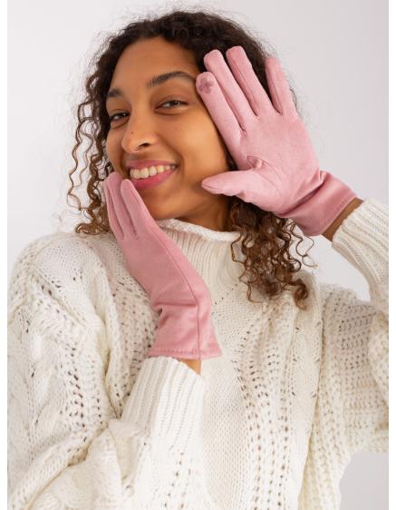Dámské rukavice dotykové DIO světle růžové 