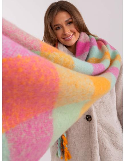 Női sál KEL rózsaszín és menta