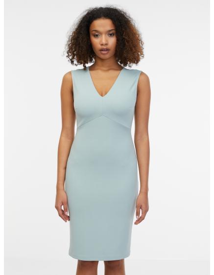 Mätové dámske šaty bez rukávov