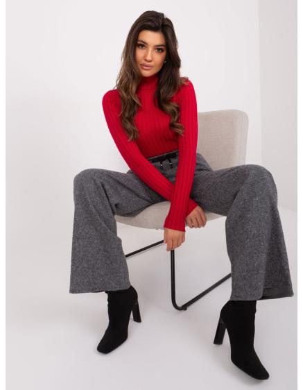 Dámske široké nohavice INGA sivo-čierne