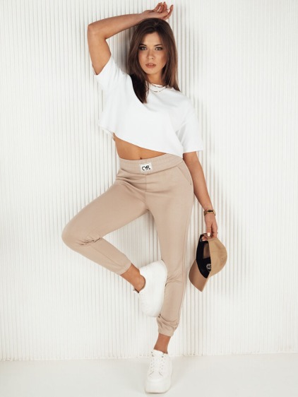 Dámske tepláky CYFL beige – fotografie produktu 2