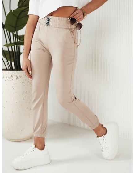 Női melegítőnadrág KAROT bézs