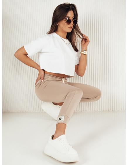 Dámské tepláky MILA béžové