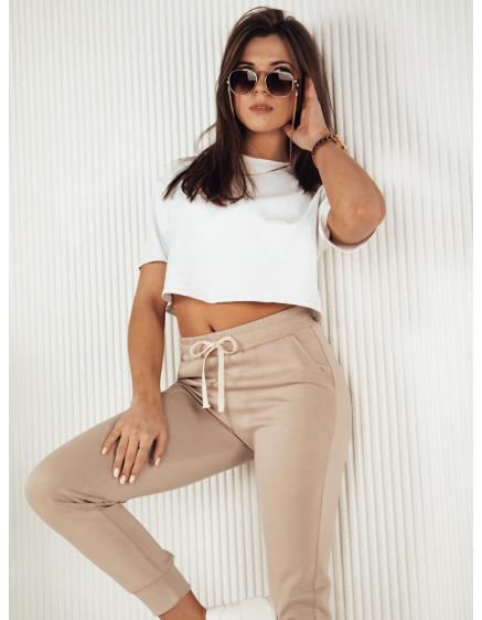 Dámské tepláky MILA béžové