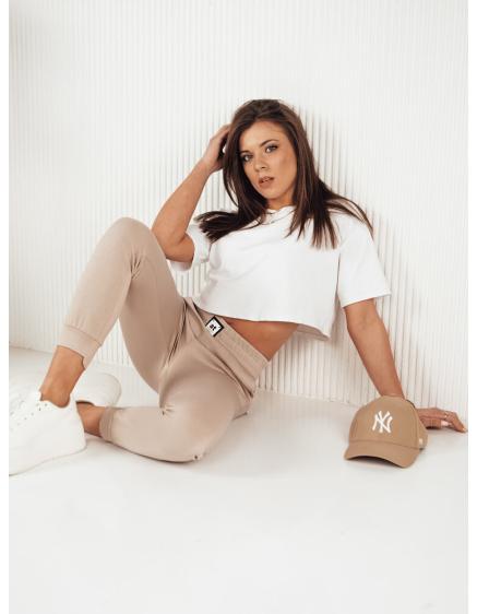 Dámske tepláky LOREN béžové