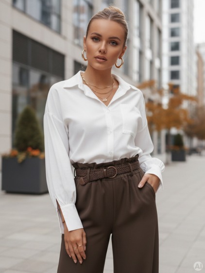 Dámska košeľa KLARA biela