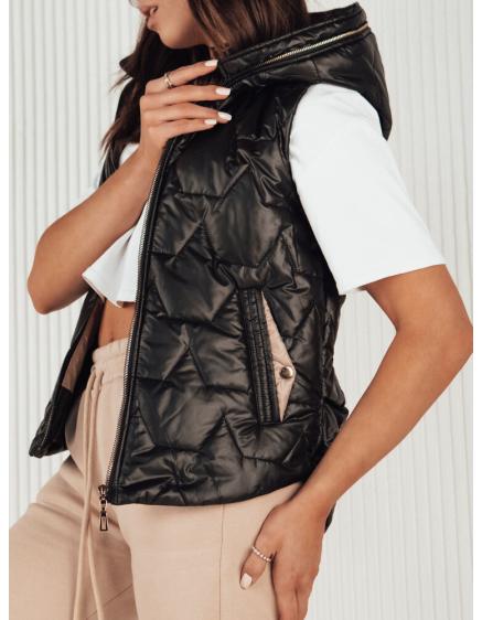 Női steppelt mellény NICOLAS fekete